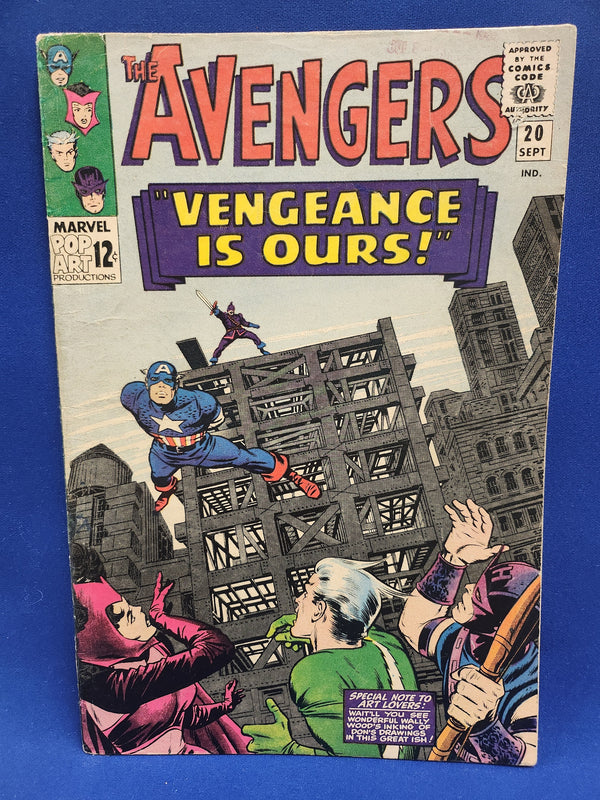 Avengers (1963 Series) #20 (5.0) 2nd Appearance of Swordsman