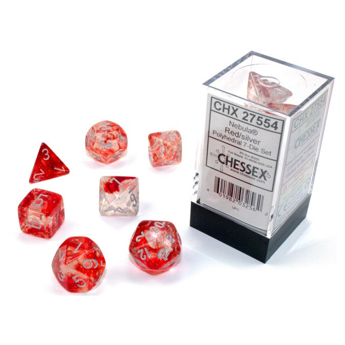 CHX27554: Nebula - Poly Set Red w/ Silver (Luminary)