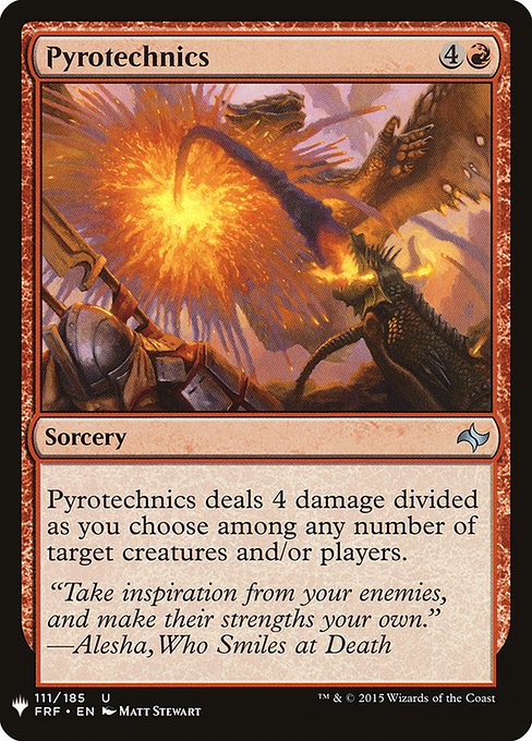 Pyrotechnics [Mystery Booster #1030] (FRF-C)