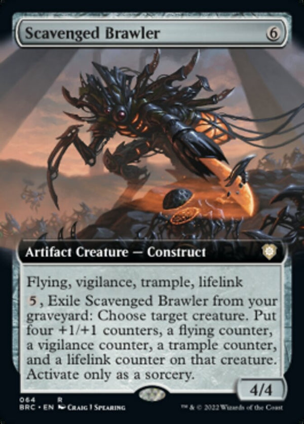 Scavenged Brawler [#64 Extended Art] (BRC-R)