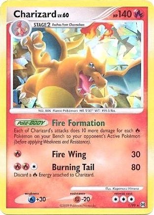 Charizard  (1/99) (Cracked Ice Holo)