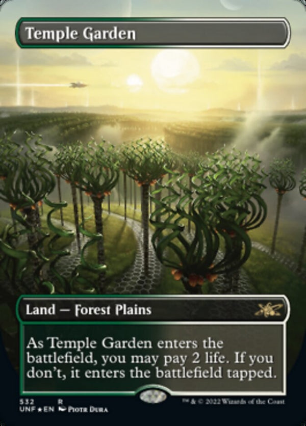 Temple Garden [#532 Galaxy Foil / Alternate Art Borderless] (UNF-R)