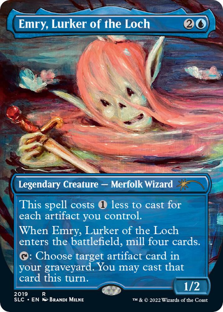 Emry, Lurker of the Loch [#2019 Borderless Foil] (SLC-R-F)