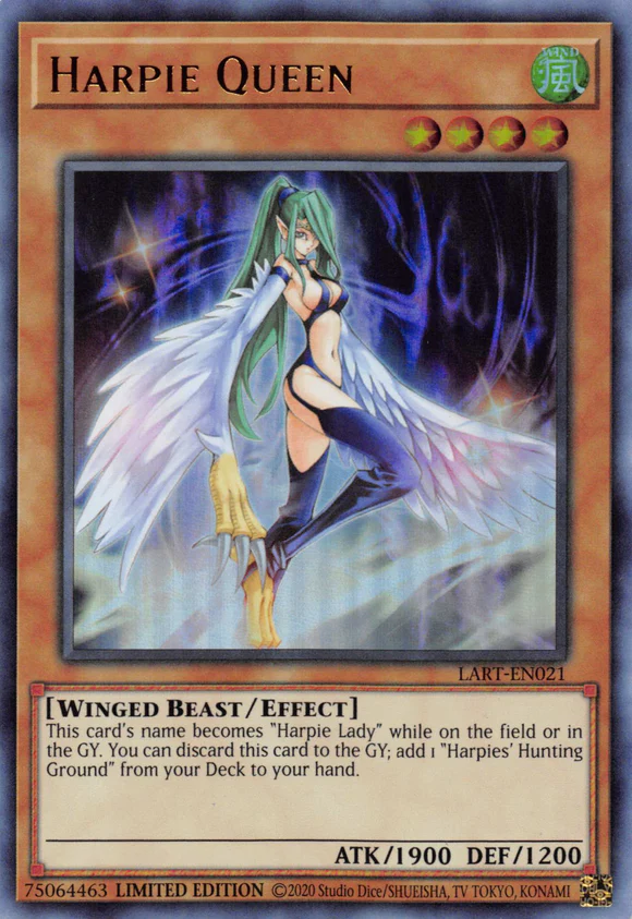 Harpie Queen (LART-EN021) Ultra Rare - Near Mint Limited