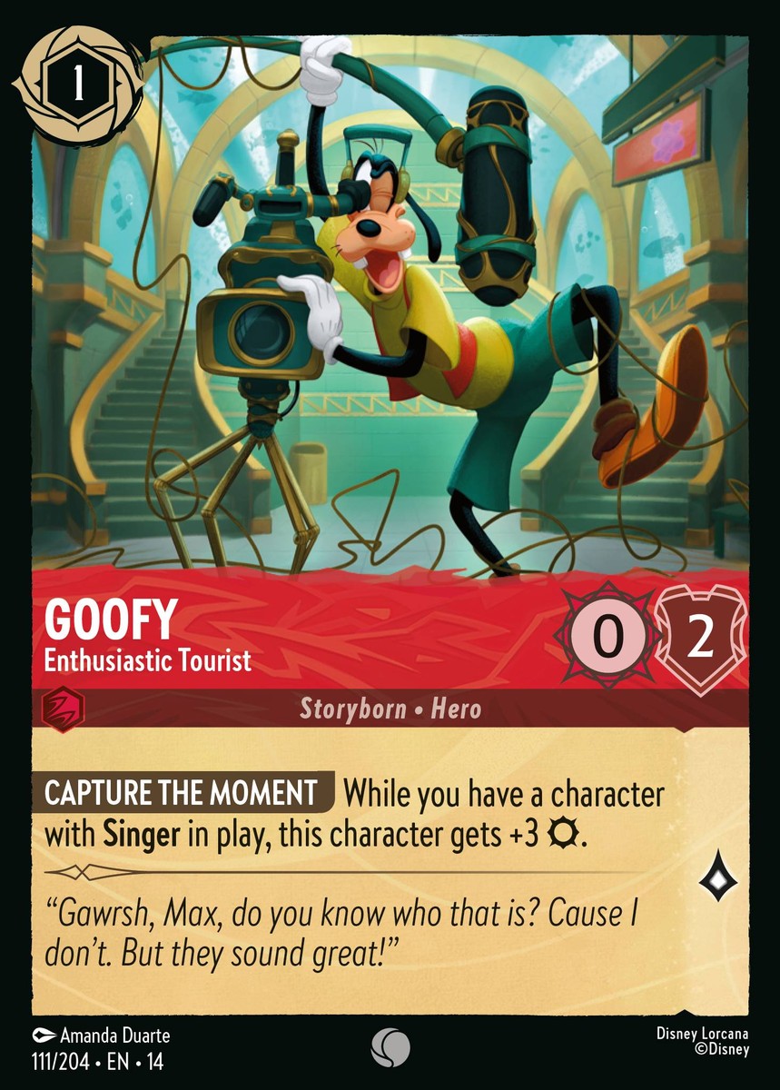 Goofy - Enthusiastic Tourist (111/204 - Hyperia City) Common