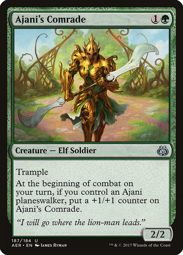 Ajani's Comrade (AER-U-FOIL)