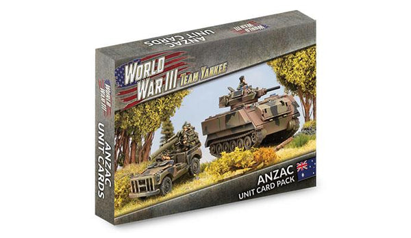 Flames of War: Team Yankee WW3: ANZAC (WW3-09A) - Unit Cards