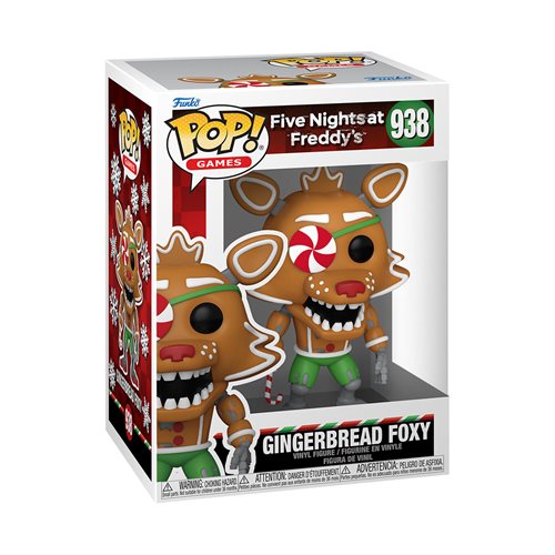 POP Figure: Five Nights at Freddy's Holiday #0938 – Gingerbread Foxy