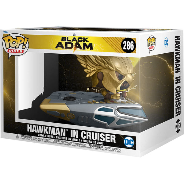 POP Figure Rides: DC Black Adam #0286 - Hawkman in Cruiser