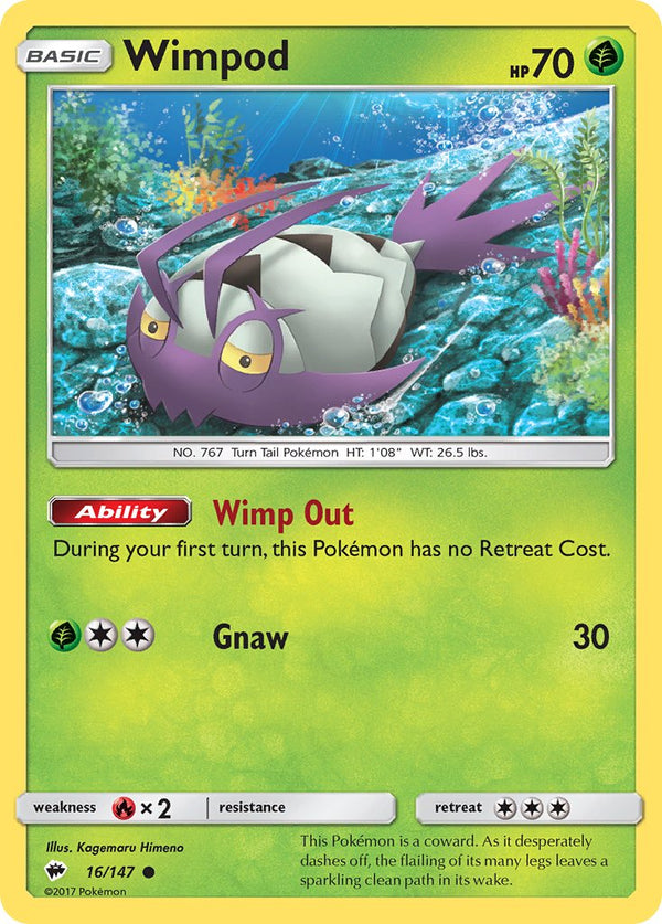 Wimpod - 016/147 (SM:BUS) Common - Near Mint