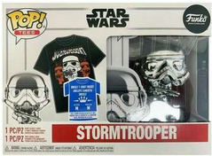 POP Figure Tees: Star Wars - Stormtrooper (Metallic) (M)