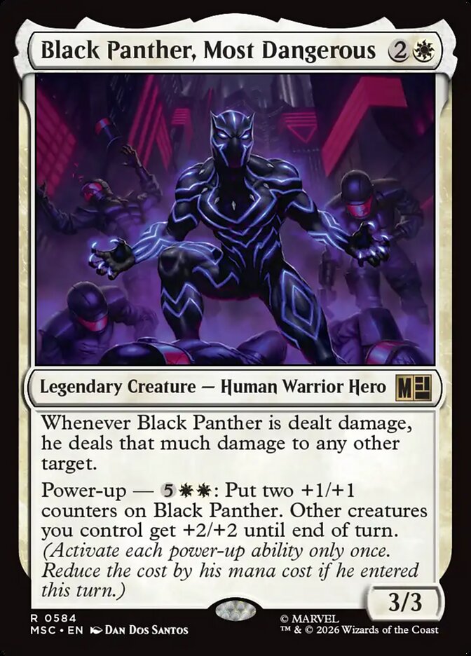 Black Panther, Most Dangerous [ #0584 ] (MSC-R)