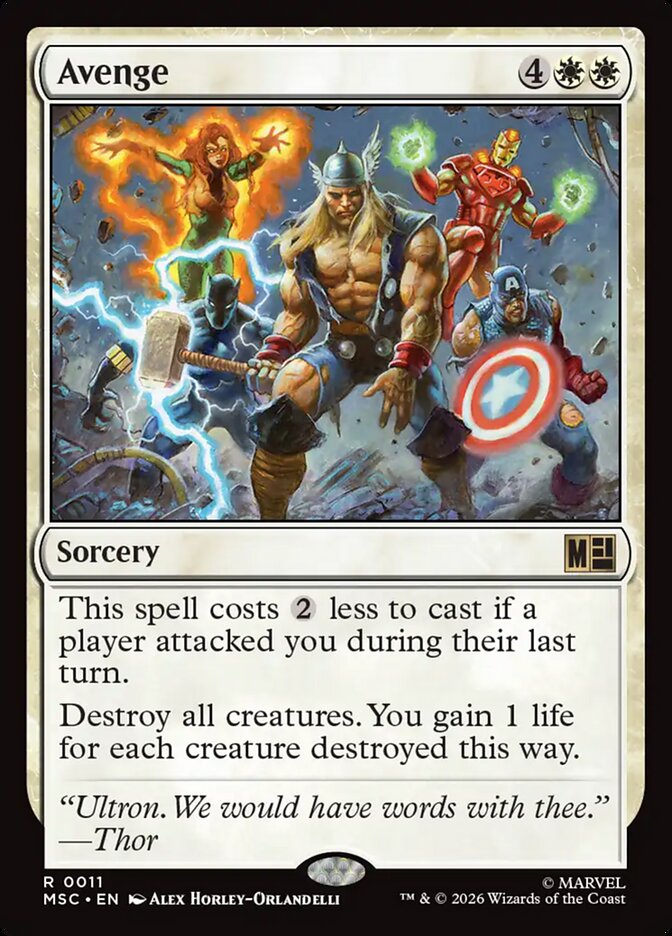 Avenge [ #0011 Surge Foil ] (MSC-R)