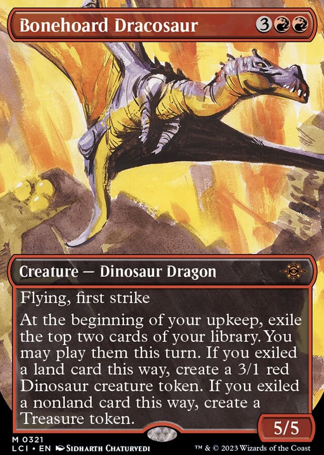 Bonehoard Dracosaur [#0321 Borderless] (LCI-M)