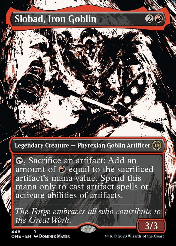 Slobad, Iron Goblin [#448 Compleat FOIL] (ONE-R)