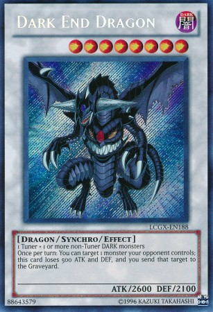 Dark End Dragon (LCGX-EN188) Unlimited Edition Secret Rare