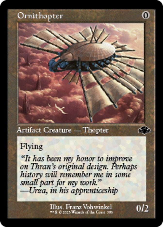 Ornithopter [#386 Old Frame Bonus Sheet] (DMR-C)