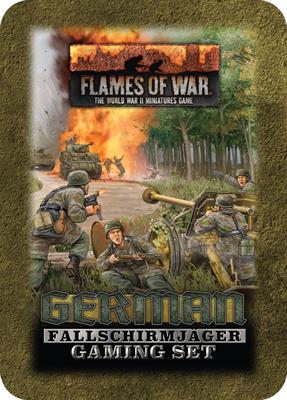 Flames of War: WWII: German (TD042) - Fallschirmjager Gaming Set