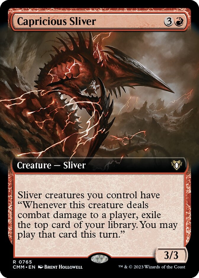 Capricious Sliver [#0765 Extended Art] (CMM-R)