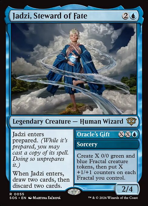 Jadzi, Steward of Fate // Oracle's Gift [ #0055 ] (SOS-R)