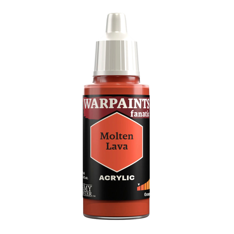 The Army Painter: Warpaints Fanatic - Molten Lava (18ml/0.6oz)