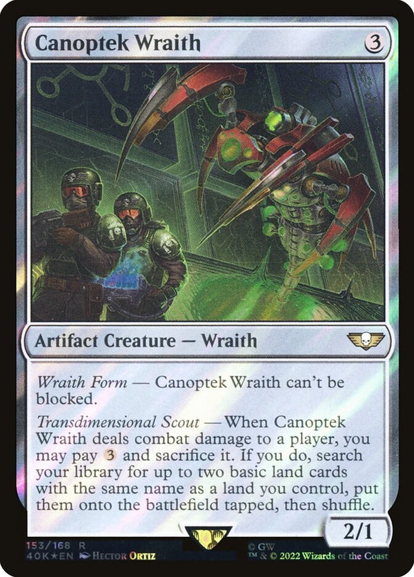 Canoptek Wraith [#153 Surge Foil] (40K-R-FOIL)