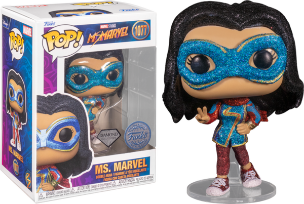 POP Figure: Marvel Ms. Marvel #1077 - Ms. Marvel (Hot Topic Exclusive) (Diamond Collection)