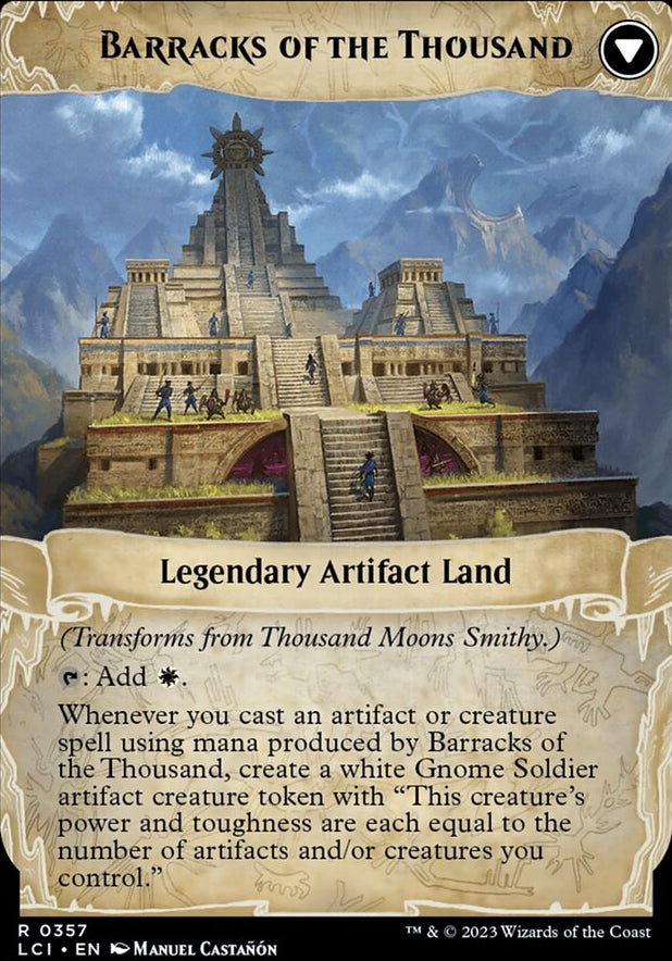 Thousand Moons Smithy // Barracks of the Thousand [#0357 Extended Art] (LCI-R)