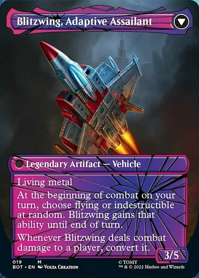 Blitzwing, Cruel Tormentor // Blitzwing, Adaptive Assailant [#019 Shattered Glass] (BOT-M)