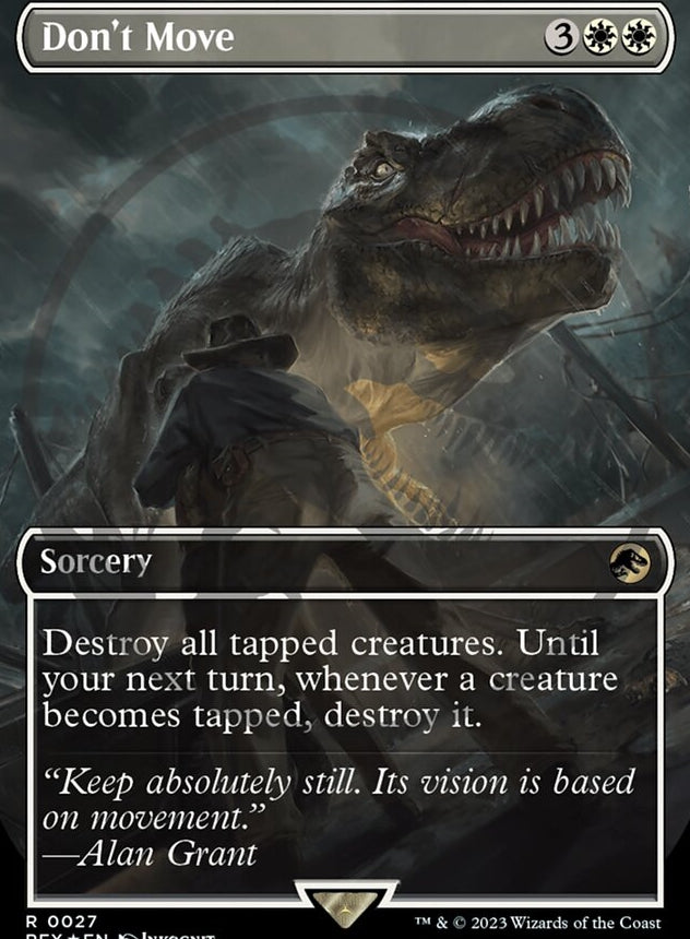 Don't Move [#0027 Embossed Foil] (REX-R)