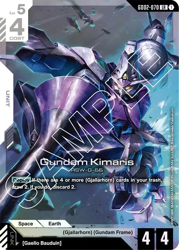 Gundam Kimaris - GD02-070 (GD02) - Near Mint (LR)