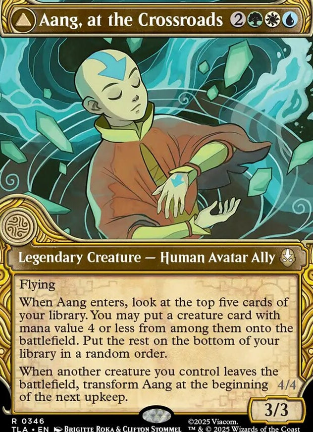 Aang, at the Crossroads // Aang, Destined Savior [ #0346 Showcase ] (TLA-R)