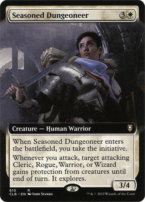 Seasoned Dungeoneer [#610 Commander Decks] Extended Art (CLB-R)