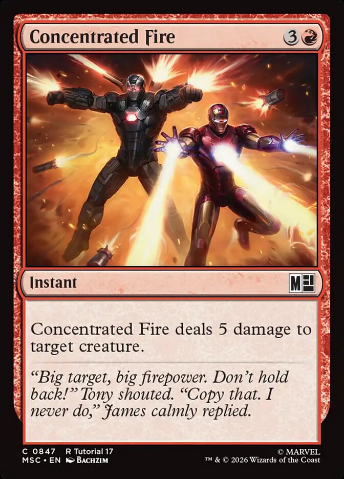 Concentrated Fire [ #0847 ] (MSC-C)