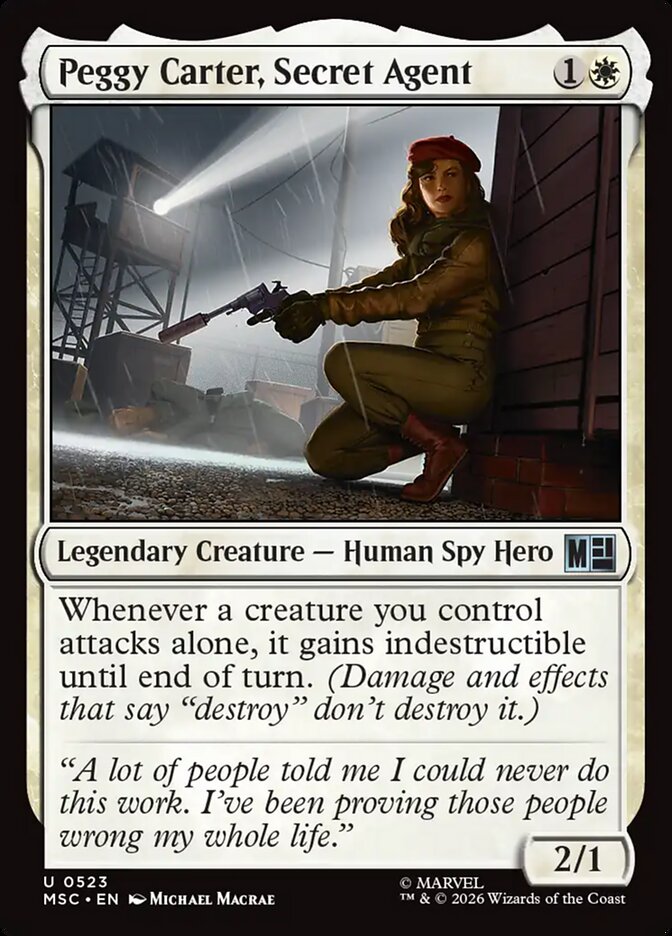 Peggy Carter, Secret Agent [ #0523 ] (MSC-U)
