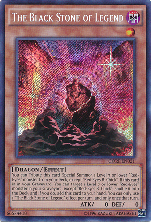 The Black Stone of Legend (CORE-EN021) Secret Rare - Near Mint Unlimited