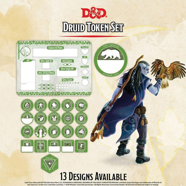 D&D 5E: Druid Token Set