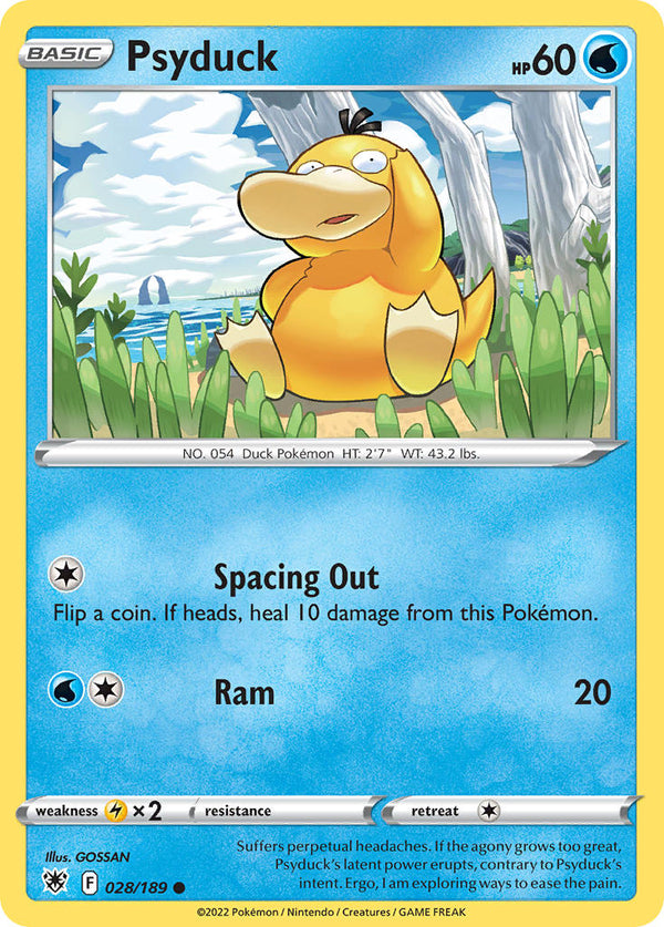 Psyduck - 028/189 (SWSH10) Common - Near Mint