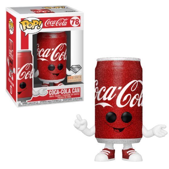 POP Figure: Icons #0078 - Coca-Cola Can (Diamond Collection) (Box Lunch)