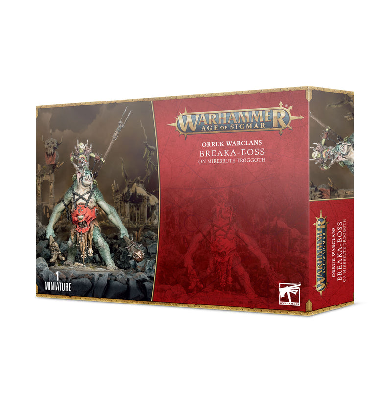 Age of Sigmar: Orruk Warclans - Kruleboyz: Breaka-Boss on Mirebrute Troggoth