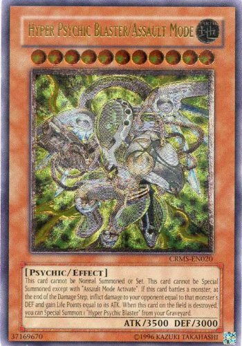 Hyper Psychic Blaster/Assault Mode (CRMS-EN020) Ultimate Rare - Near Mint Unlimited