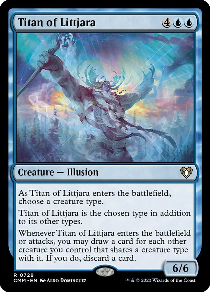 Titan of Littjara [#0728 New Commander Cards] (CMM-R)