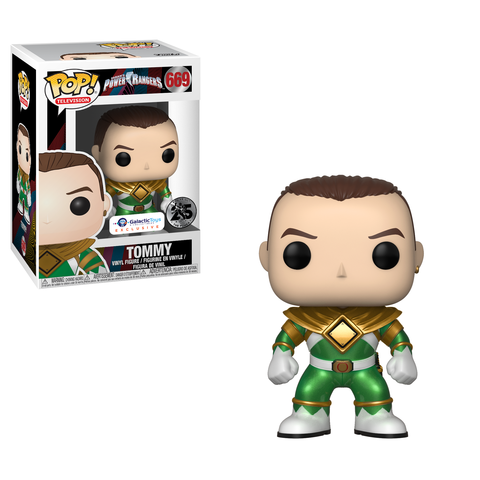 POP Figure: Power Rangers #0669 - Tommy (Unmasked | Metallic) (Galactic Toys)