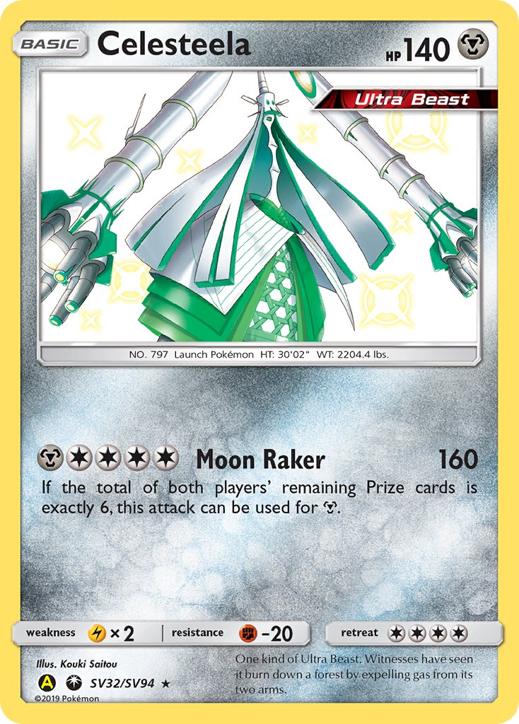 Celesteela - SV32/SV94 (HIF:SV) Shiny Holo Rare - Near Mint Holofoil