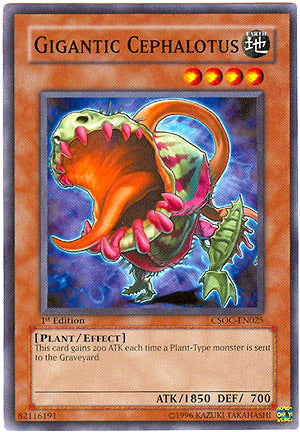 Gigantic Cephalotus (CSOC-EN025) Common - Near Mint 1st Edition