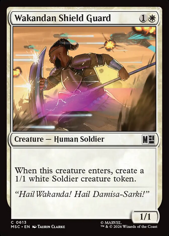 Wakandan Shield Guard [ #0613 ] (MSC-C)
