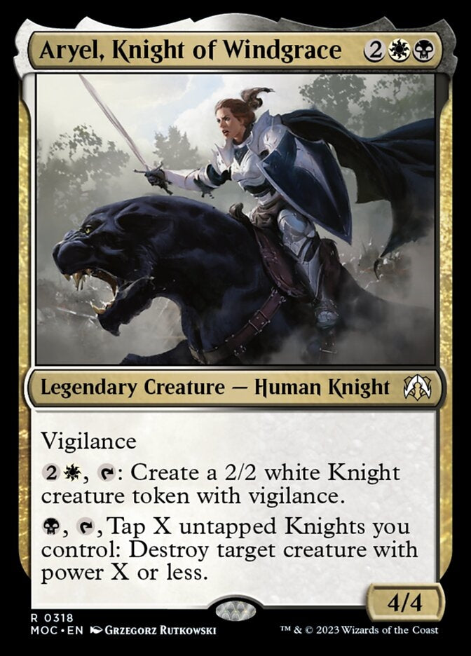 Aryel, Knight of Windgrace [