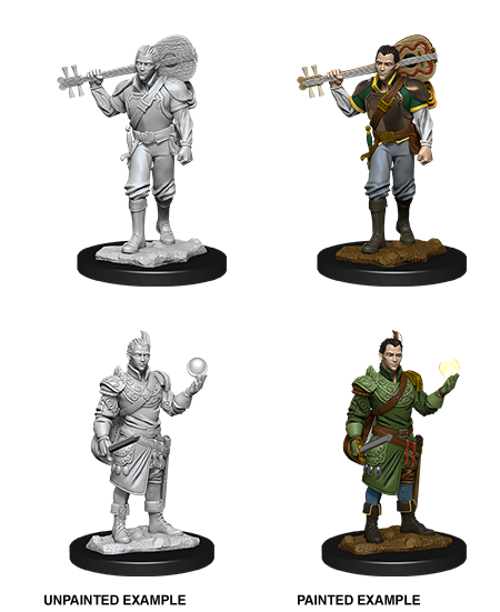 D&D: Nolzur's Marvelous Miniatures - Male Half-Elf Bard (90055)