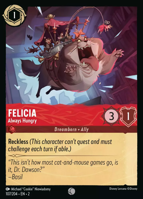 Felicia - Always Hungry (Rise of the Floodborn 107/204) Common - Near Mint