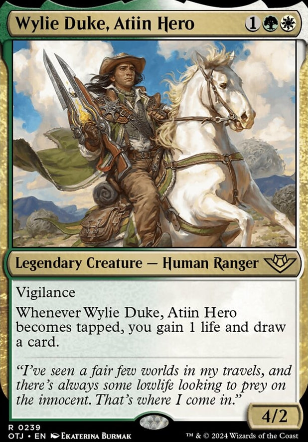 Wylie Duke, Atiin Hero [#0239] (OTJ-R)
